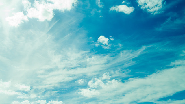 Plane clouds blue sky mountain #2 free wallpaper - medium preview image