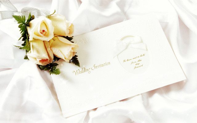 Bouquet flowers white sheet wedding free wallpaper - medium preview image
