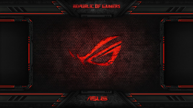 Red black wallpaper red logo free wallpaper - medium preview image