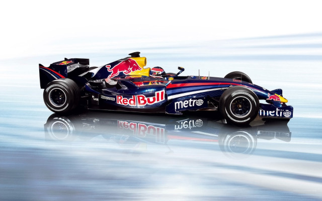 Red bull racing car motion #2 free wallpaper - medium preview image
