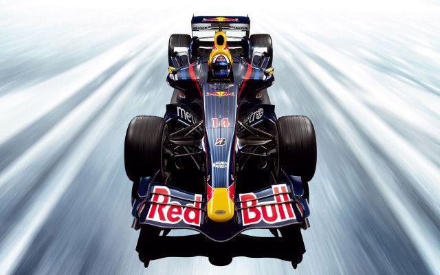 Red bull racing car motion free wallpaper - medium preview image