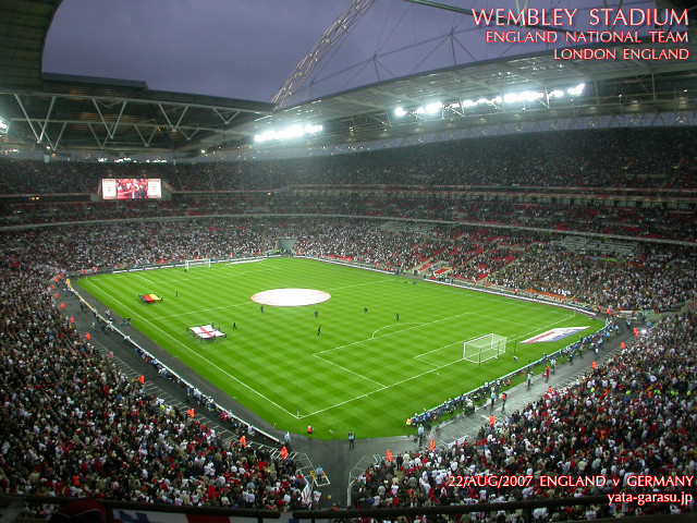 Stadium soccer match night crowd free wallpaper - medium preview image