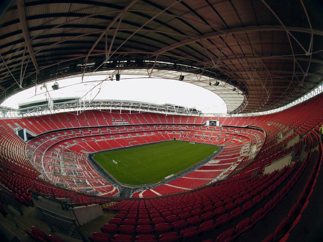 Stadium green field red seats #3 free wallpaper - medium preview image