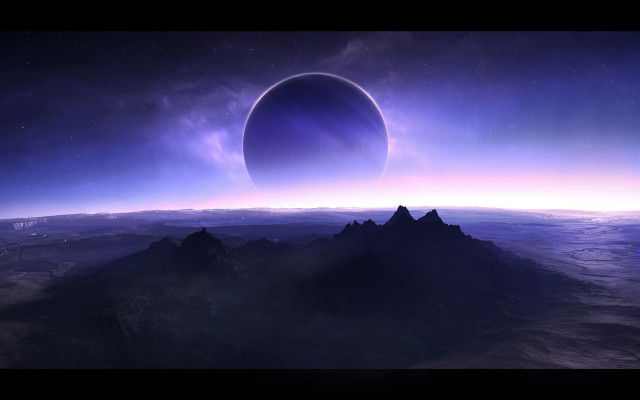 Distant planet star background space free wallpaper - medium preview image