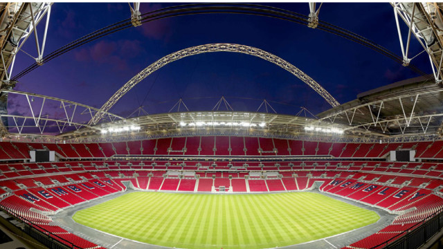 Stadium green field red seats #2 free wallpaper - medium preview image