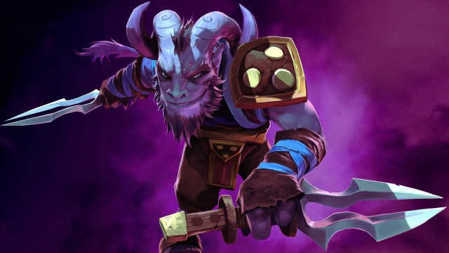 Horned hero sword shield armor free wallpaper - medium preview image