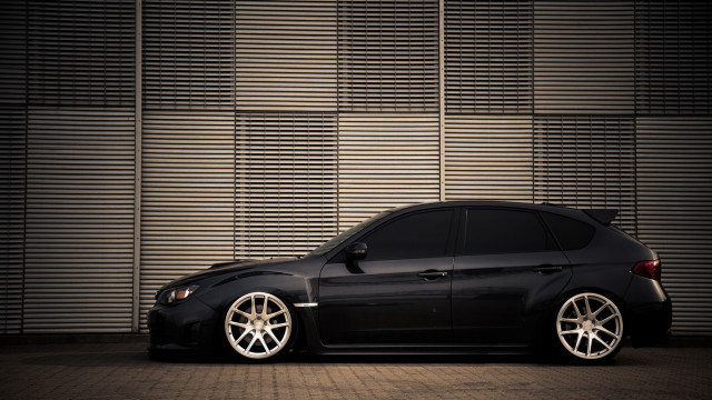 Black car wall shutters white free wallpaper - medium preview image