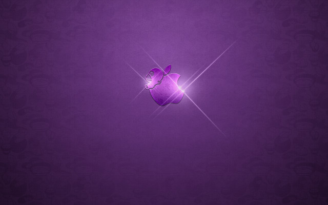 Purple apple holography sunset sky free wallpaper - medium preview image