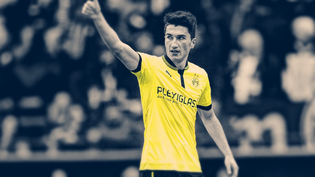 Yellow soccer man crowd artnouveau free wallpaper - medium preview image
