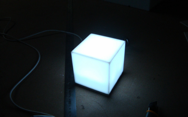 White cube light table phone free wallpaper - medium preview image