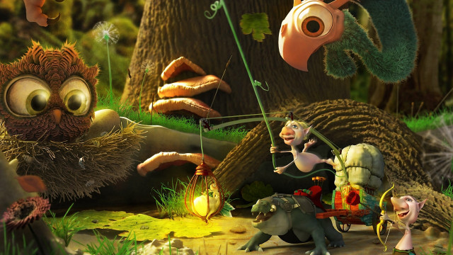 Troll trollling forest horse carriage free wallpaper - medium preview image