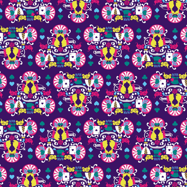 Colorful hearts flowers purple blue free wallpaper - medium preview image