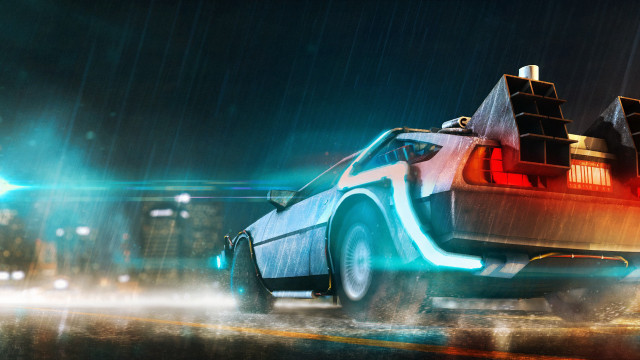 Back to the future car free wallpaper - medium preview image