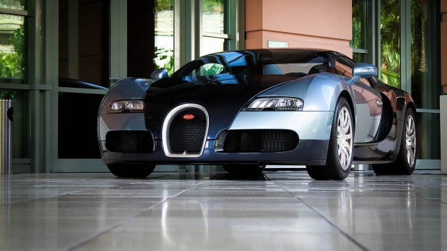 Bugatti building open door tilt free wallpaper - medium preview image
