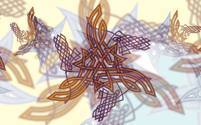 Star pattern mandelbrot fractal digital free wallpaper - medium preview image