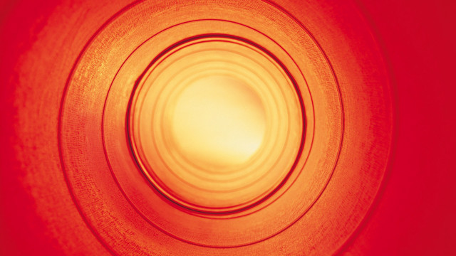 Red room circular light kinetic free wallpaper - medium preview image