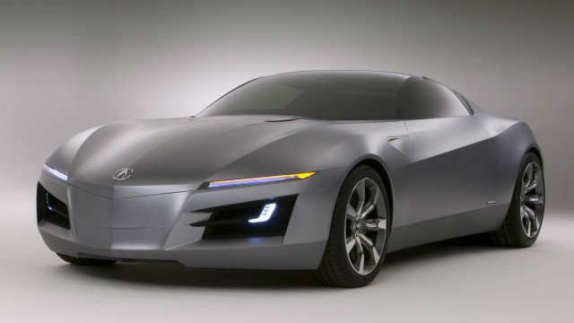 Silver car digital rendering concept free wallpaper - medium preview image