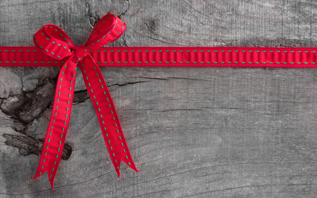 Red ribbon wood knot 3d free wallpaper - medium preview image