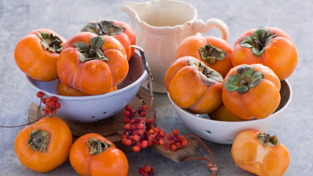 Orange bowl basket harvest fall free wallpaper - medium preview image