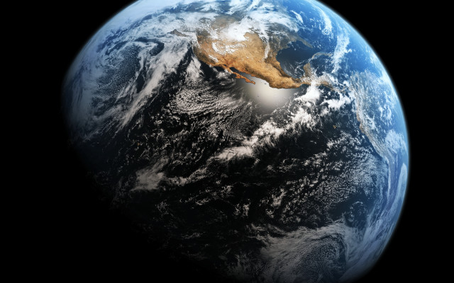 Earth australia pacific space night free wallpaper - medium preview image