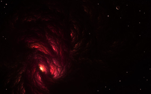 Red spiral space star bright free wallpaper - medium preview image