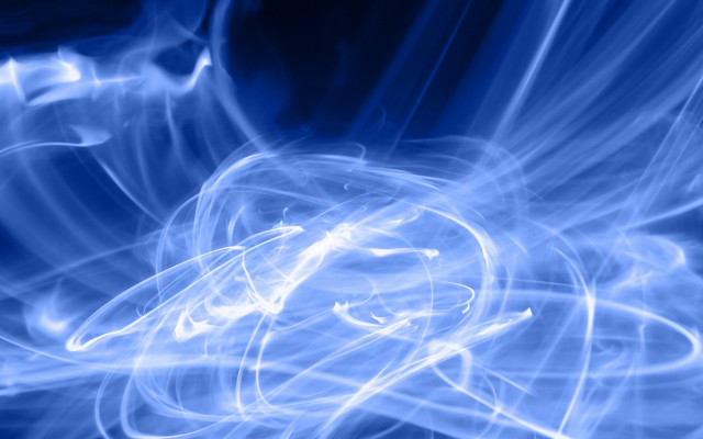Blue white swirls abstract storm free wallpaper - medium preview image