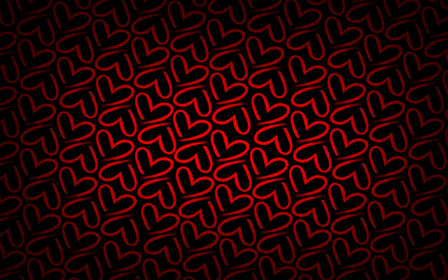 Red black hearts blush book free wallpaper - medium preview image