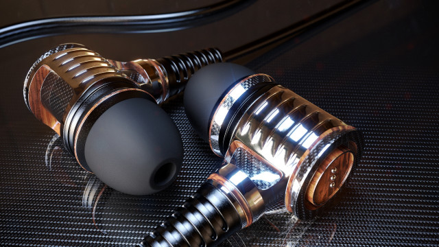 Shiny metal objects black background free wallpaper - medium preview image