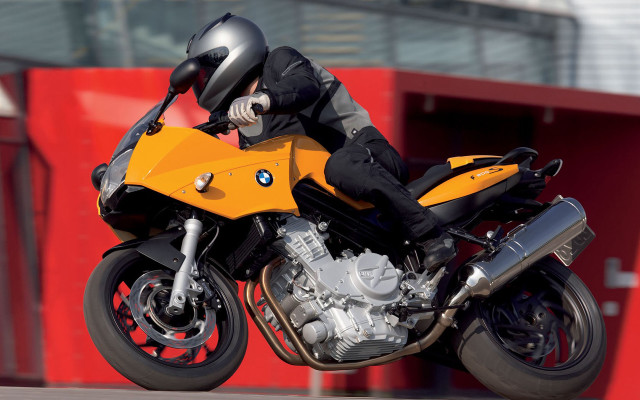 Yellow motorcycle man street red free wallpaper - medium preview image