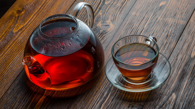 Glass teapot glass cup tea free wallpaper - medium preview image