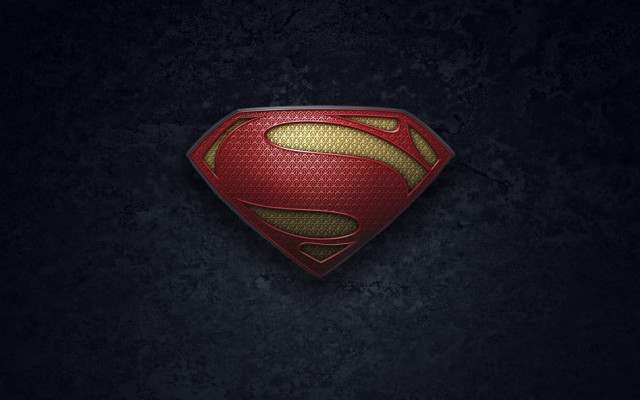 Superman logo dark background red #4 free wallpaper - medium preview image