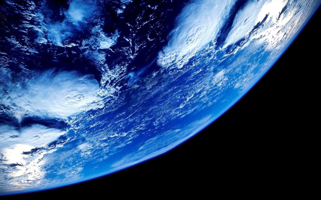 Earth horizon sun space beach free wallpaper - medium preview image