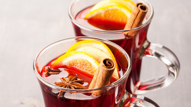 Mulled wine cinnamon orange sticks free wallpaper - medium preview image