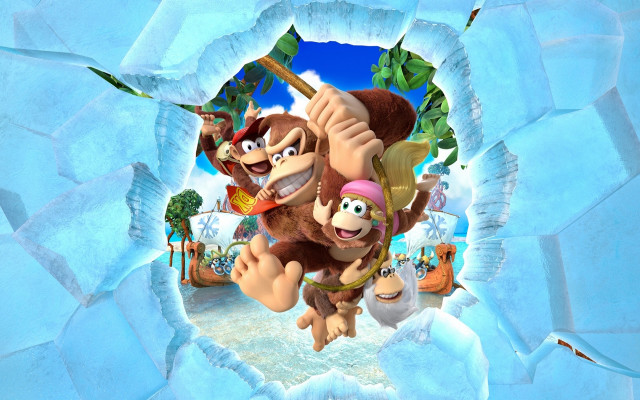 Monkey iceberg pirate ship fishing free wallpaper - medium preview image