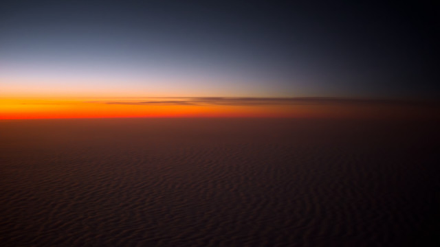Sunset plane wing dim lighting free wallpaper - medium preview image