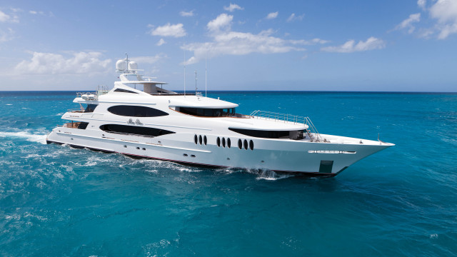 Large white boat ocean sky #2 free wallpaper - medium preview image