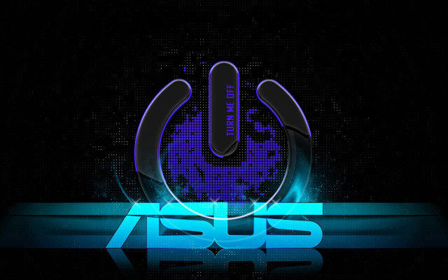 Aqua black abstract logo night free wallpaper - medium preview image