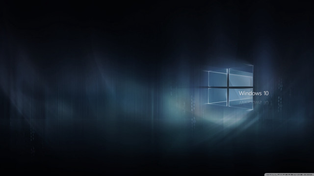 Dark background windows10 logo cross free wallpaper - medium preview image