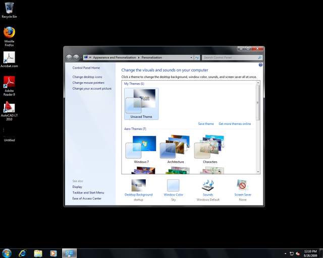 Computer screen reflection window image free wallpaper - medium preview image