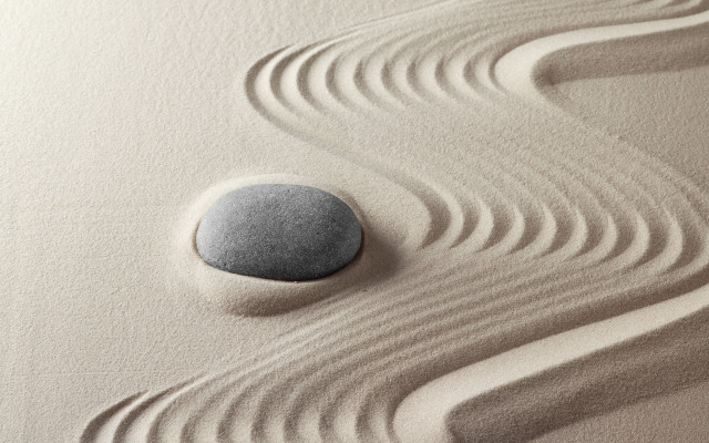Rock beach wave stone 3d free wallpaper - medium preview image