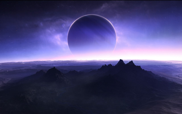 Distant planet star background matte #3 free wallpaper - medium preview image