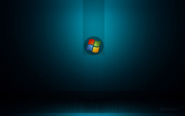Dark blue wall windows logo free wallpaper - medium preview image