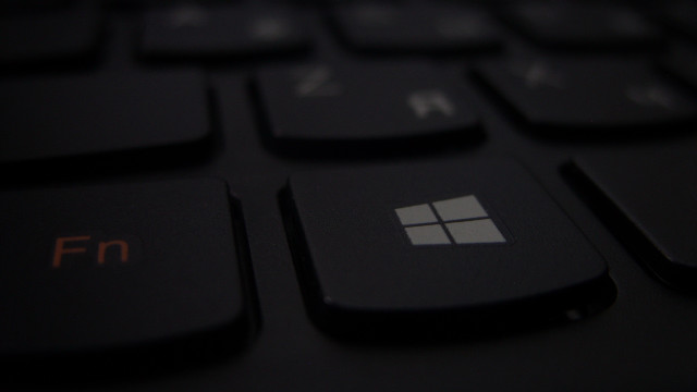 Keyboard window fn logo shallow free wallpaper - medium preview image