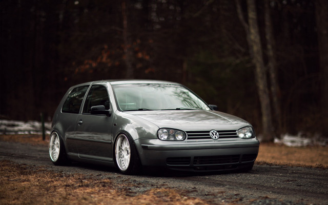 Silver car woods snow military free wallpaper - medium preview image