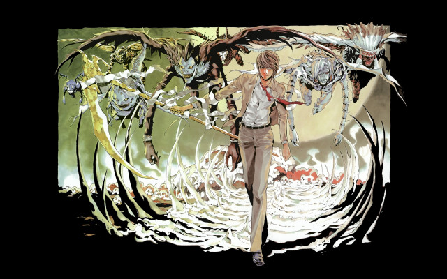 Man bird field outstretched fantasy free wallpaper - medium preview image