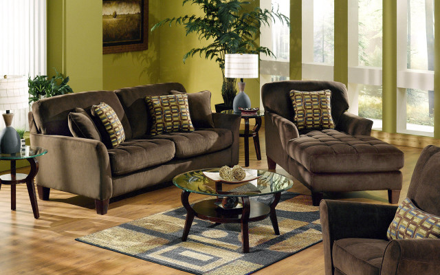 Livingroom couch chair coffeetable rug free wallpaper - medium preview image