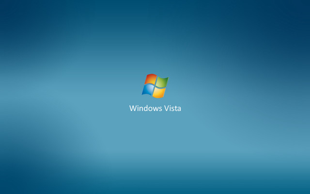 Blue background windows vista logo #3 free wallpaper - medium preview image