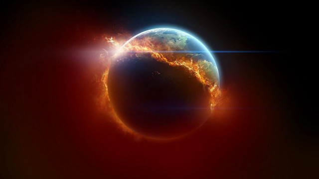 Fire ring earth bright light #2 free wallpaper - medium preview image