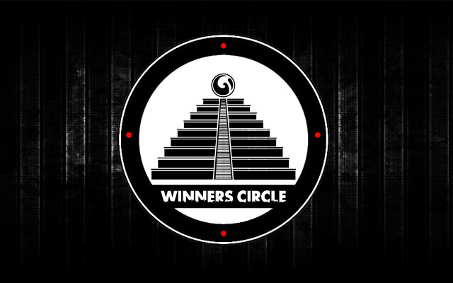 White circle black red logo free wallpaper - medium preview image