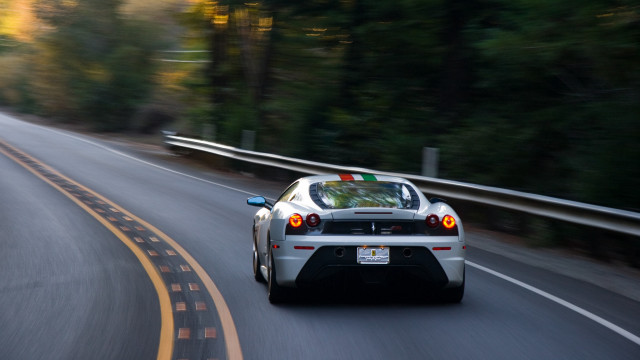 Car road trees sign motion free wallpaper - medium preview image